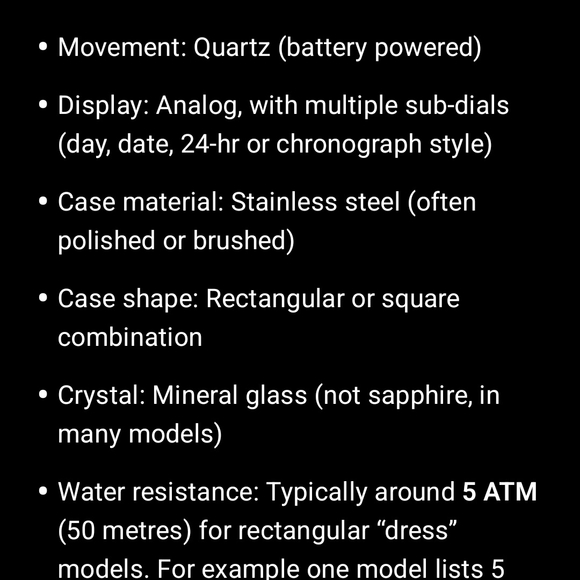 Festina Black Leather Strap Watch with Silver Accents (Working) - Picture 3 of 3